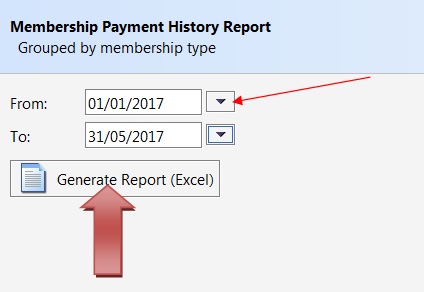 members payment history